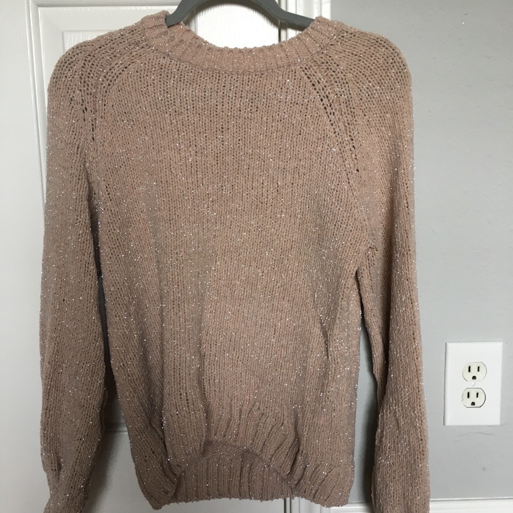 Pink Glitter Sweater